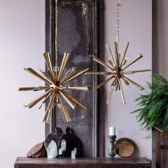 Mid Century Modern Accents Starburst Chandelier 28 Inch