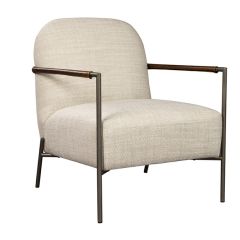 Mid Century Modern Upholstered Arm Chair