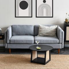 Mid Modern High Side Sofa