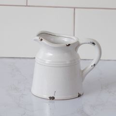 Mini Crackle Ceramic Pitcher Vase