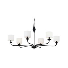 Mini Drum Six Light Chandelier