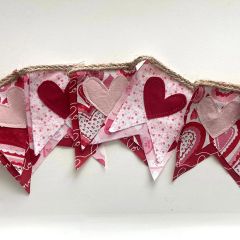 Mini Sweetheart Valentine Bunting Banner