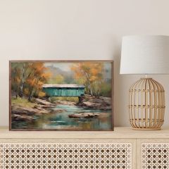 Mint Bridge Framed Wall Art