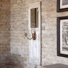 Mirrored Door Panel Wall Sconce