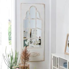 Mirrored Window Panel Wall Decor