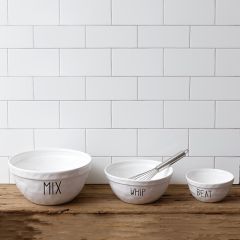 Mix Whip Beat Bowls Set of 3