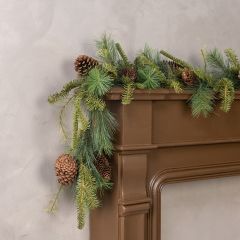 Mixed Evergreen And Hemlock Garland