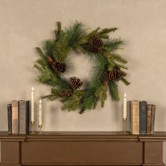 Mixed Evergreen And Hemlock Wreath
