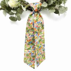 Mixed Floral Wreath Sash