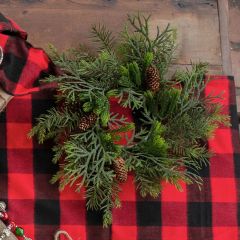 Mixed Pine Wreath