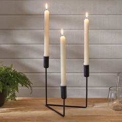 Modern 3 Taper Holder Centerpiece Display