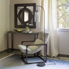 Modern Accents Glass Pendant Floor Lamp