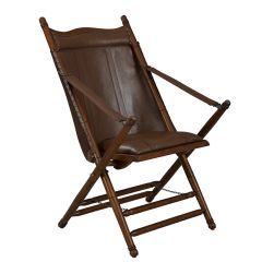Modern Accents Leather Folding Chair