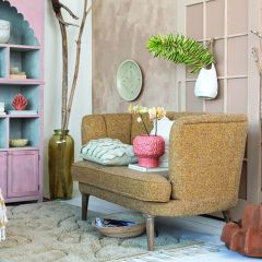 Modern Accents Scalloped Back Sofa
