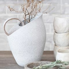 Modern Accents Textured Stoneware Pitcher