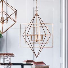 Modern Angles 6 Light Chandelier