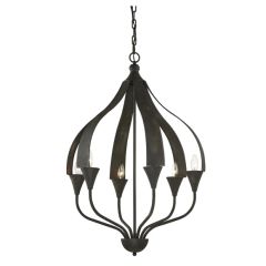 Modern Architectural 6 Light Chandelier