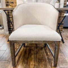 Modern Barrel Side Chair Neutral