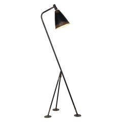 Modern Black Tripod Floor Lamp