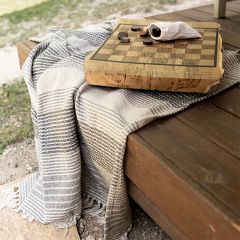 Modern Boho Fringed Picnic Blanket