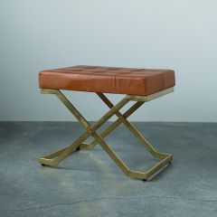 Modern Button Tufted Ottoman