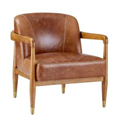Modern Charms Leather Upholstered Chair