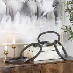 Modern Chic Chain Link Sculpture