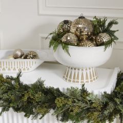 Modern Chic Patterned Ceramic Display Bowl