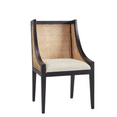 Modern Chic Swooping Arm Dining Chair
