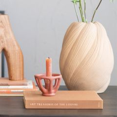 Modern Classics Terracotta Taper Holder