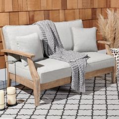 Modern Coastal Patio Loveseat