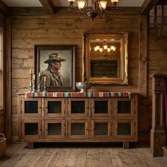 Modern Cottage 10 Door Reclaimed Wood Sideboard
