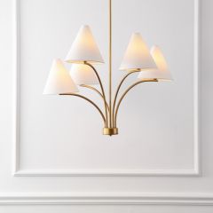 Modern Elegance 6 Arm Chandelier