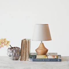 Modern Eucalyptus Wood Desk Lamp
