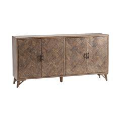 Modern Farmhouse 4 Door Herringbone Sideboard