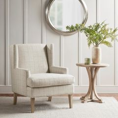 Modern Farmhouse Accent Armchair