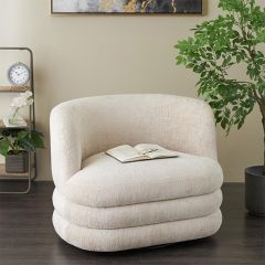 Modern Farmhouse Arched Swivel Chair
