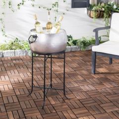 Modern Farmhouse Beverage Tub on Stand