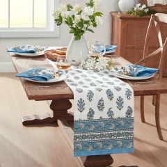 Modern Farmhouse Block Print Table Runner