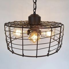 Modern Farmhouse Cage Pendant Light