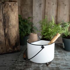 Modern Farmhouse Handled Tabletop Storage Caddy