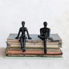 Modern Farmhouse Person Shelf Sitter Set of 2