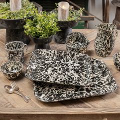 Modern Farmhouse Splatterware Trays Set of 2