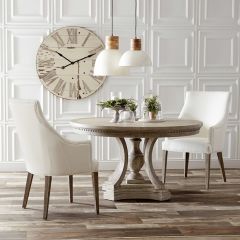 Modern Farmhouse Upholstered Armchair