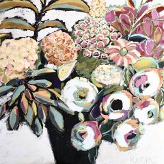 Modern Floral Bouquet Wall Art