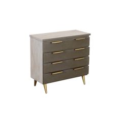 Modern Glamour 4 Drawer Accent Chest