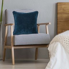 Modern Glamour Square Velvet Throw Pillow