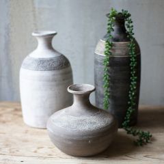 Modern Hues Clay Vessel Set of 3