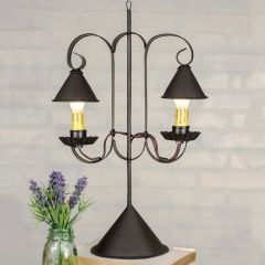 Modern Industrial Double Lamp Table Light