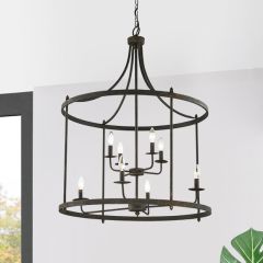 Modern Industrial Farmhouse Chandelier